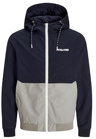 JACK & JONES Men's Jjerush Hood Bomber Noos Softshell Jacket, Sky Captain, XXL