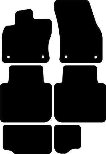 Kovvar Fußmatten passend für Seat Tarraco 2019-2025 Passend zur Ausführung: 7 Sitzer | Qualität: Luxury