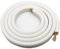 Tubo aislado de 1/4 pulgadas 3/8 pulgadas para aire acondicionado, doble par, tubo dividido, tubo de agua, 5 metros