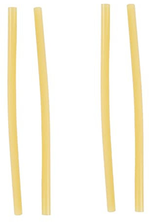 Sewroro 4pcs Hot Melt Glue Sticks Rubber Adhesive Rods for Arrow Archery Supplies No Odor Fast Melting for Projects Orange