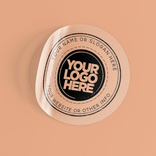 Autocollants transparents personnalisés en vinyle transparent avec logo et slogan pour la marque, l'emballage et les petites entreprises