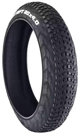 UPGRADE Tires - 100-406/20x4,0 Zoll Fatbike-Reifen 30TPI for Elektrofahrrad Fatbike-Reifen 4,0 Zoll Mountainbike-Reifen | E-Bike 20 X 4 Zoll Fat-Reifen Mit Pfeilprofil for Größere Kontaktfläche