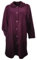 dolcecasabiancheria Vestaglia Invernale Donna in pile con bottoni e colletto Lingery 8138 bordeaux 44