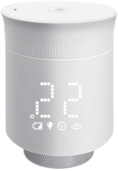 Fegtrtyoa Smart Radiator Thermostat, Programmable Temperature Controller Valve, Works with, TRV Thermostatic Radiator Valve