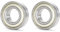 HAISHANG 2 Stück 6001ZZ Kugellager 12mm x 28mm x 8mm,Rillenkugellagern Chromstahl mit Metall Double Shielded Dichtung für Skateboards,Roller,Drehbänke