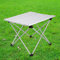 RIZGHWOY Hochstärkende Faltbare Aluminium -Legierungstisch Im Freien für Fischerei und Garten BBQ, Easy Setup Tisch (#1)