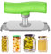 Ouvre Boite de Conserve Ouvre Bocal Sans Effort Décapsuleur, Multifonctionnel Ouvre Bouteille Decapsuleur Ustensiles de Cuisine Bocal pour Les Personnes Âgées Les Enfants (Vert 1 PCS)