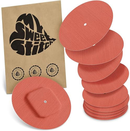 MySweetStitch – 10–25× Cerotto Simplera rotondo, overpatch Ø 70 mm, delicato sulla pelle, impermeabile e traspirante (Corallo, 10)