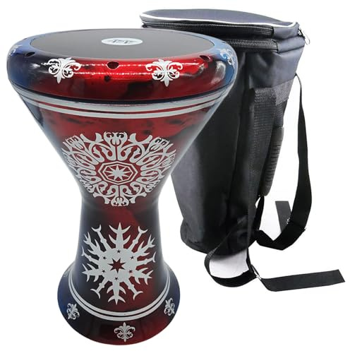 Horizon Zaza Percussion Solo-Darbuka im ägyptischen Stil, 45,7 cm (18 Zoll) (Der blaue Sonnenuntergang)