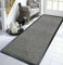 TrendMakers Small LIGHT BEIGE/BLACK Hardwearing Heavy Duty Black PVC Edge Pile Top Rubber Barrier Entrance Door | Doormat Floor Mat Rugs | 50cm x 80cm
