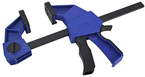 Faithfull FAIBCS6200 Heavy Duty Bar Clamp (150mm, 6in Capacity) and Spreader (400mm, 16in Capacity) 230kg Clamping Force