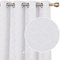 Deconovo Room Darkening Curtains, Eyelet Curtains, Soft Gold Diamond Printed Thermal Insulated Curtains for Living Room, 46 x 72 Inch(Width x Length), Silver Grey, One Pair