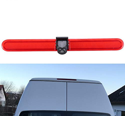 Rückfahrkamera Transporter mit Bremslicht Bremsleuchte, HD Nachtsicht Auto Rückfahrkamera für VW T5 Multivan Caravelle Hochdach/T6 mit Hochdach ab 2016/T5 Camper/Lupo 6Xj/Seat Arosa/Transporter Van
