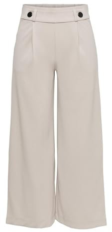 JDY JDYGEGGO NEW ANCLE PANTS JRS NOOS Pantalón, Gris Chateau Gray/Detalle: Botones Negros, L para Mujer
