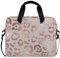 AUUXVA Laptoptasche, Pink Pastell Leopardenmuster, Laptophüllen, Aktentasche, Kuriertasche mit Riemen, für Damen, Herren, Business, Büro, Schule, 35,6 cm (14 - 15,6 Zoll)