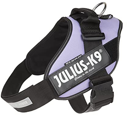 Julius-K9 IDC Powerharness Hundegeschirr, mit 2 Patches, Violett, Größe 2