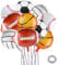 Basketball Luftballons 10 Stück 18 Zoll basketball deko geburtstag Sport Luftballons Fußball Ballons Baseball Luftballons Aluminiumfolie Ballon Mylar Ballons für Sport Thema Geburtstagsparty