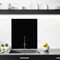Adzif.biz Le sticker de decoration Credence Cuisine Aluminium Noir (CREDALU_Noir)