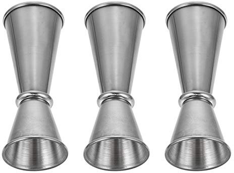 UPKOCH Herramientas Fiesta Jigger Gin Copa de Onza Vodka Japonés Vertedor/Tazas Herramienta Ron Jiggers Barra Inoxidable Barware/Jigger Herramientas Japonesas