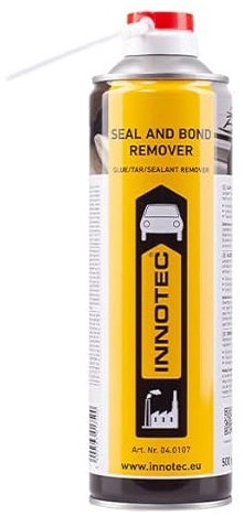 Innotec Seal and Bond Remover Klebstoff- & Dichtmassenentferner - Etikettenentferner 500 ml Spraydose - Etikettenlöser - Entfernen von Klebstoffresten, Dichtmassenresten, Teerspritzer, Baumharz