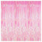 KatchOn, Lametta Vorhänge Rosa Glitzer – 2,5m X 1m 2 Stücke | Pink Metallische Glitzervorhang Fringe für Einhor Geburtstag Party | Lametta Vorhänge Folie Fransen für Pink Partydeko, Baby Shower