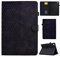 Rosbtib Custodia per Lenovo Tab M10 Plus 3rd Gen 10.6 Pollici, Pelle PU Cover [Funzione di Supporto] [Slot per Scheda] Cover Lenovo Tab M10 Plus (3. generazione) 2022 TB-125FU - Nero Quadrato