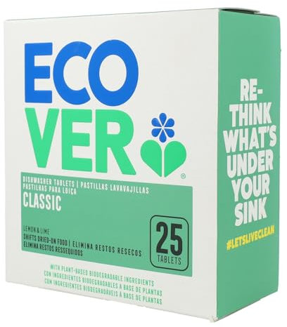 Ecover Lavavajillas Maquina Classic 25 Tabs