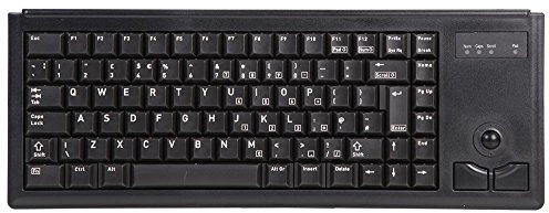 G84-4400 PS2 Trackball-Tastatur, Schwarz, Tastaturen, 1 Stück | G84-4400LPBGB-2