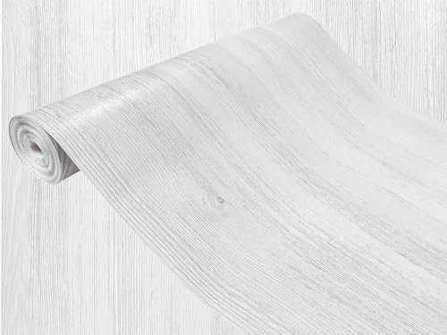 DecoMeister Vinilo Adhesivo Para Muebles Pared Cocina Imitación de Madera de Olmo Nórdico Papel Autoadhesivo Para Forrar En Rollo Lámina Decorativa Decoración Para Puertas Armarios 90x25 cm