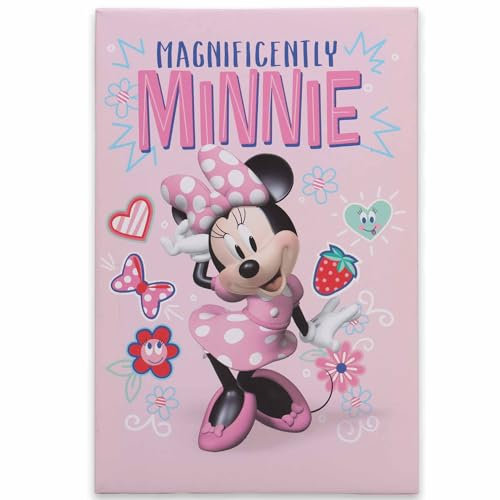Disney Minnie Mouse Magnificently Minnie Gallery Leinwand-Wanddekoration, Lustige Wandkunst für Kinderzimmer oder Spielzimmer