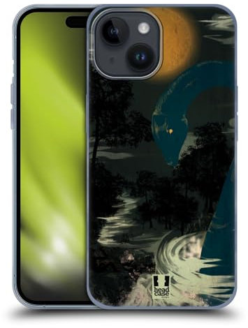 Head Case Designs Nessie Halloween Mix Gelhülle [Militärischer Schutzgrad] Kompatibel Mit Apple iPhone 15 Und Kompatibel Mit MagSafe