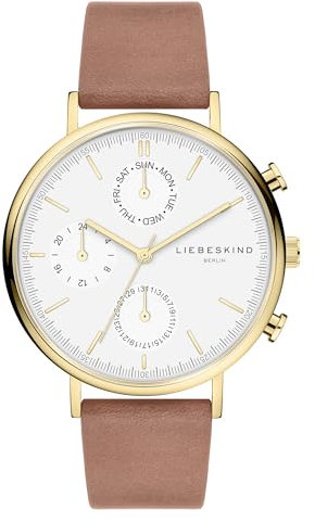 Liebeskind Berlin Armbanduhr LT-0381-LM IP Gold braun