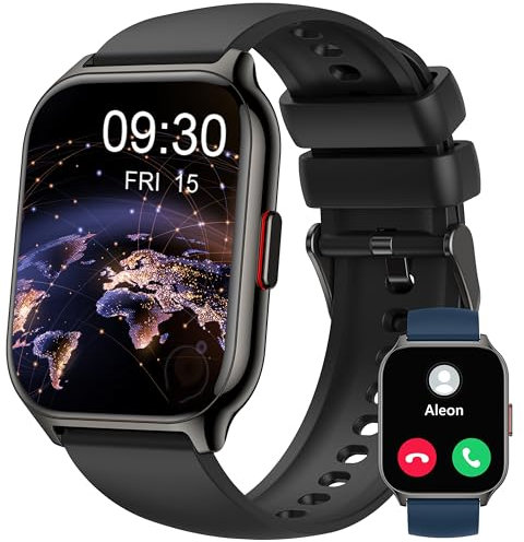 ZOSKVEE Smart Watch for Men Women Answer/Make Calls, 2.01 Fitness Watch with Blood Pressure Monitor Fitness Tracker 110+Sports Modes Step Counter IP68 Waterproof Smartwatch for Android iOS