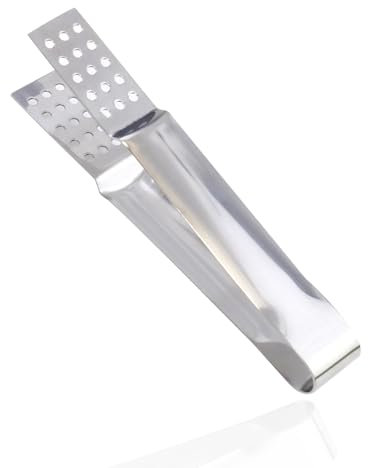 Tabanzhe Stainless Steel Tea Bag Strainer Clip,Tea Bag Spoon Holder Squeezer,Tea Bag Sugar Clip Kitchen Bar Tools for Loose Tea Loose Leaf Gripping Ice Cubes