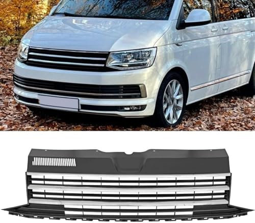 ttttTTTa Auto Parrilla Delantera,para VW T6 2015-2019,Ventilación Rejilla Rejillas Frontales de Radiador Piezas De Automóvil