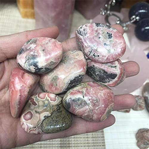 BIANMTSW Pietre preziose Naturali intagliate Pietre di Cristallo burattate rodocrosite Rosa Collezioni di casa