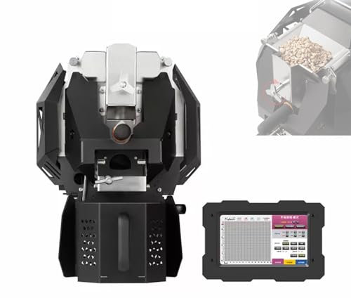 BDJSN Commercial Coffee Bean Roaster, 400g Automatic Hot Air Circulation Coffee Making Machine, With 7-inch Industrial-grade Touch Screen, 20 Levels Adjustable Coffee Machine