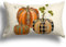 ZWJD Kissenbezug Herbst 30x50 1er Set Herbst Dekoration Kissenhülle Herbst Deko Leinen Kissenhüllen Ahornblätter Kürbis Kissen für DekoSofa Home Garten Schlafzimmer Dekokissen Kissenbezüge 30x50 cm