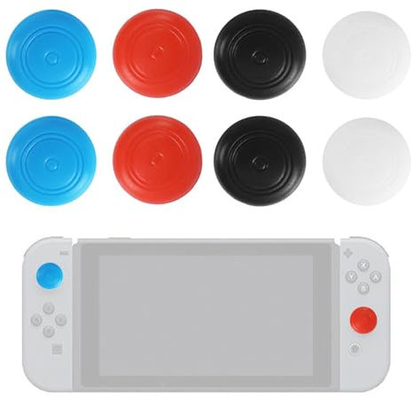 Analog Controller Gamepad Thumb Stick Grips Joystick Cap for Nintendo Switch NS Controller Joy-Con (4 Pairs)