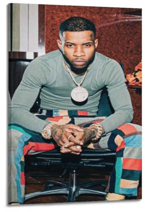Tory Lanez Pop-Musikposter, berühmte Film- und Fernsehfiguren, Pop-Musikfiguren, Poster, Dekoration, Leinwand, Kunstdekoration, Druck, Unterschrift, Foto, Wohnzimmer, Heimdekoration, 20 x 30 cm,