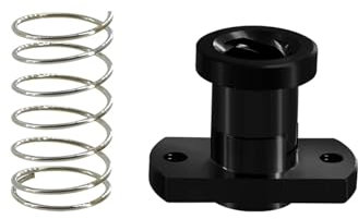 EJPPDHCO 3D-Drucker Z-Achse Trapezmotor Schraubenmuttern T8 Mutter POM Mutter Blei 8mm Steigung 2mm for CR10 CR-10S Ender-3 Bleischraube(Color:50PCS)