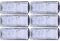 TOPINCN 6-teiliges Aquarium-Filter-Baumwoll-Ersatz-Wandfilterzubehör für Aquarien