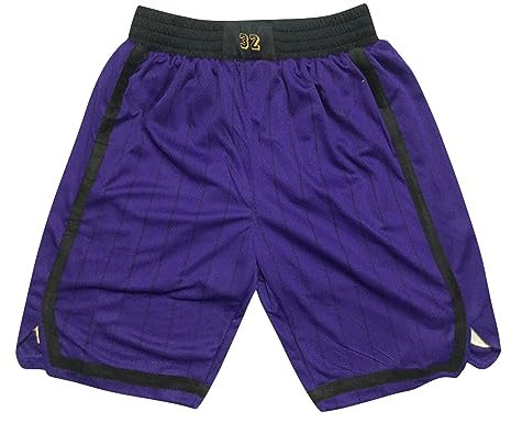 ABRTJCL Pantaloncini Sportivi da Uomo 2024 per Appassionati di Sport, Quick Dry da Allenamento, Basket Con Tasche, Viola, L