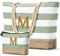 oscaurt Strandtasche Badetasche XXL Shopper Tasche Damen Umhängetasche Wasserdicht Beach Tote Bag mit Reißverschluss Faltbare Reisetasche Travel Bag Sporttasche (M-Grau Grün)