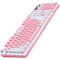 jojofuny 104 Key Gaming Keyboard, Mechanical, USB, Pink