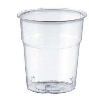 Generico 50/250/1000 Bicchieri Plastica | Bicchieri KRISTALL ISAP DA 100 CC Bevande Finger Food per x caffè freddo, amari - made in italy eventi party uffici aziende (1000 pezzi)