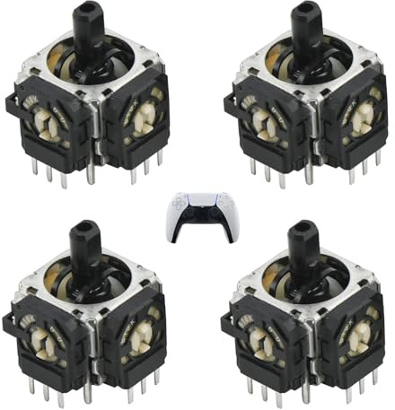 Yakobst Analoges Joystick-Modul für PS4,3D Ersatz Analog Stick Joystick für PS4,Ersatzteile 3D Thumb Stick Rocker Sensor Modul (4 Stück)