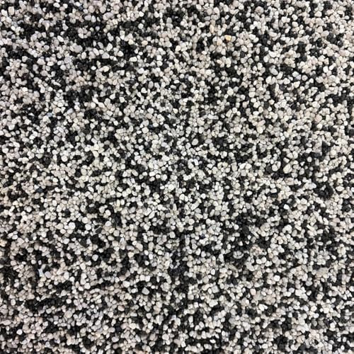 AquaOne Aquarium Kies Sand 20 kg I Bodengrund hell schwarz bunt fein mittel grob I Aquariumkies Premium Qualität I Quarzsand Aquariumkies Deko Aquascaping Körnung (zambesi 1-2mm)