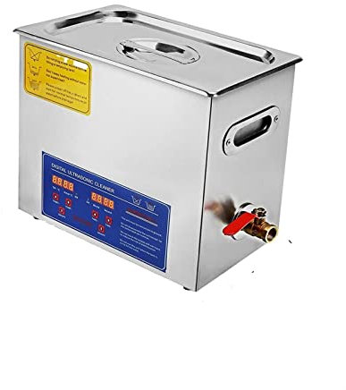 Limpiador ultrasónico 2L 3L 6L 10L 15L 22L 30L temporizador Digital baño de acero inoxidable joyería gafas reloj máquina de limpieza(6L liquefied/natural gas)