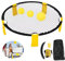 Outdoor Roundnet Spieleset,Roundnet Spiel mit Spielnetz,3 Bällen,Tragetasche,Handbuch und mehr - Outdoor Sport für Kinder & Erwachsene,Spiel für Garten, Strand, Park, drinnen